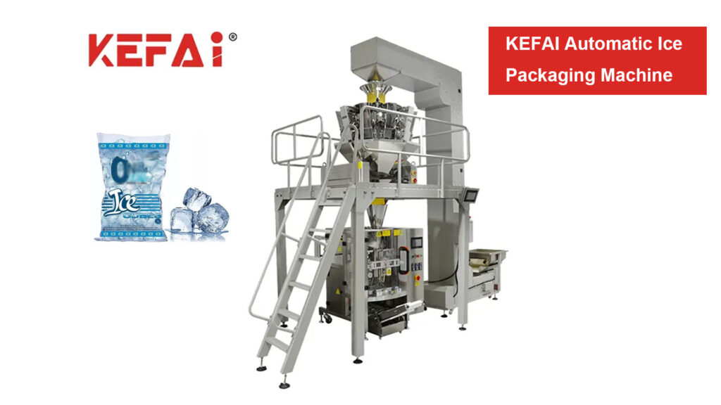 KEFAI Автоматичні багатоголовкові ваги VFFS пакувальна машина ICE Cube