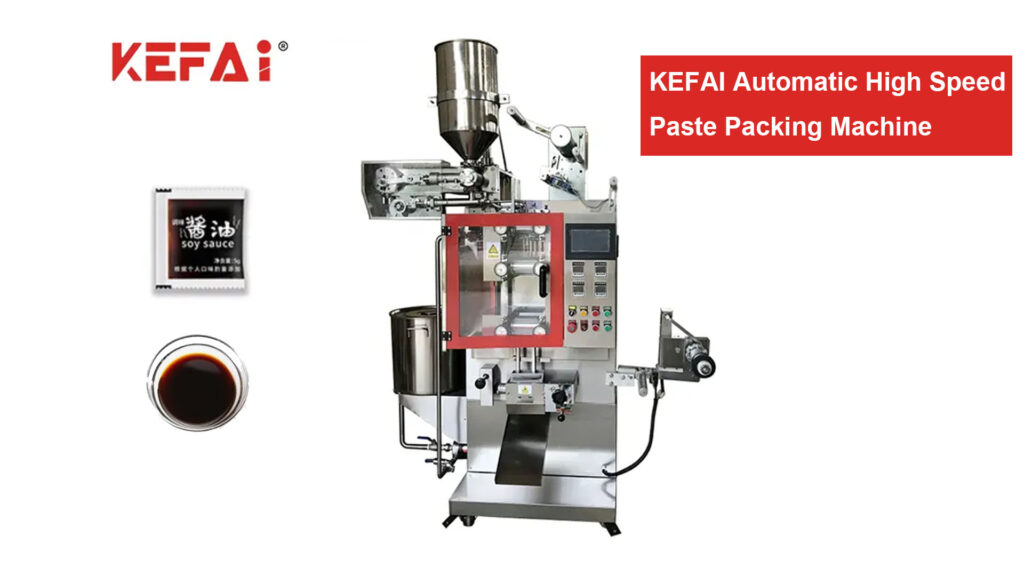 KEFAI високошвидкісна автоматична роликова машина для пакування соєвого соусу